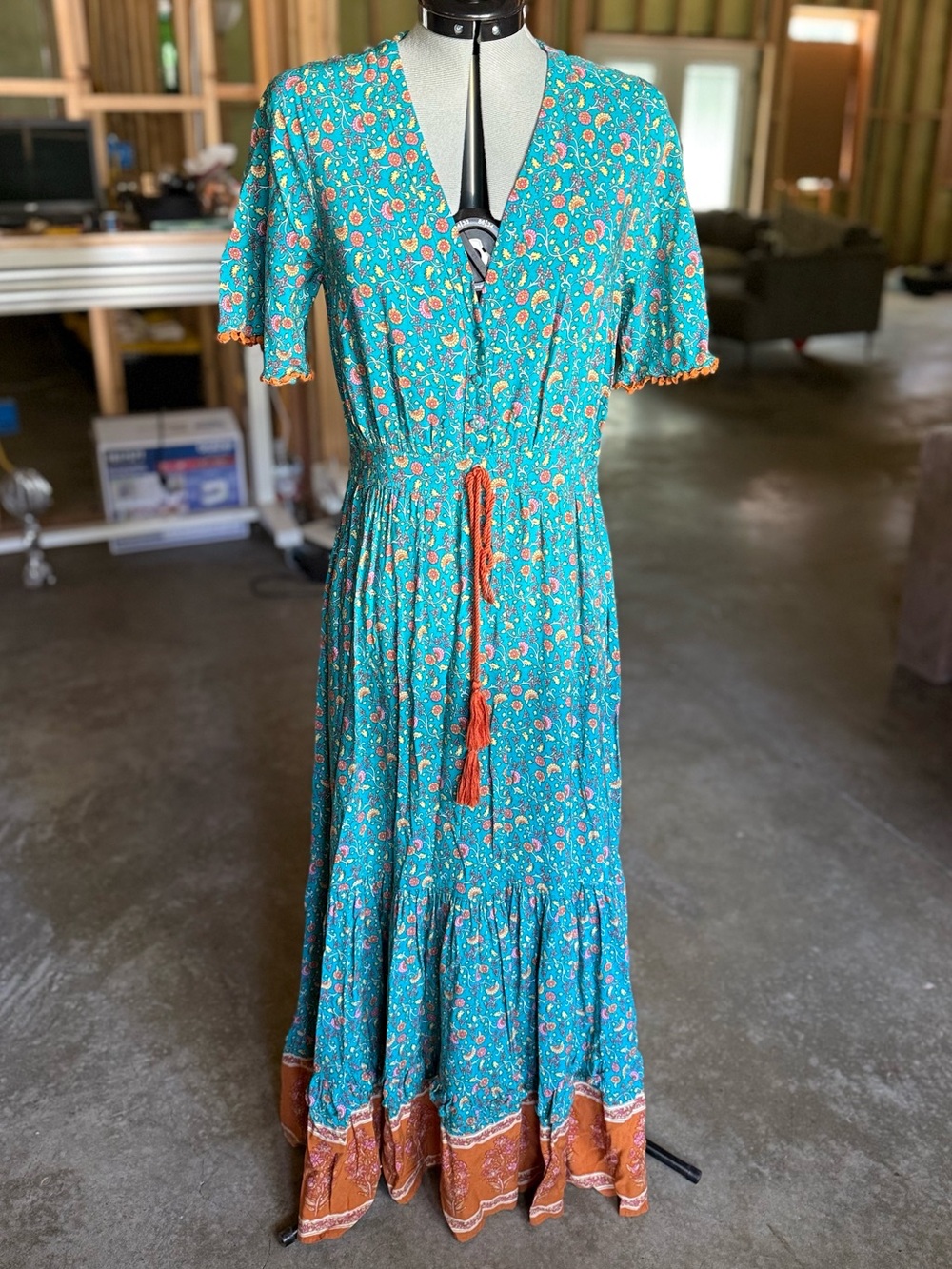 Boho Floral Maxi Dress